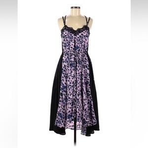 Koché Leopard Print Midi Dress Sz 40 / US 8